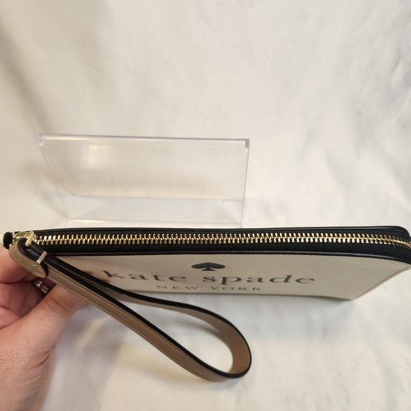 Kate Spade New York Lucy Medium L-Zip Wristlet Color Block - Picture 7 of 9